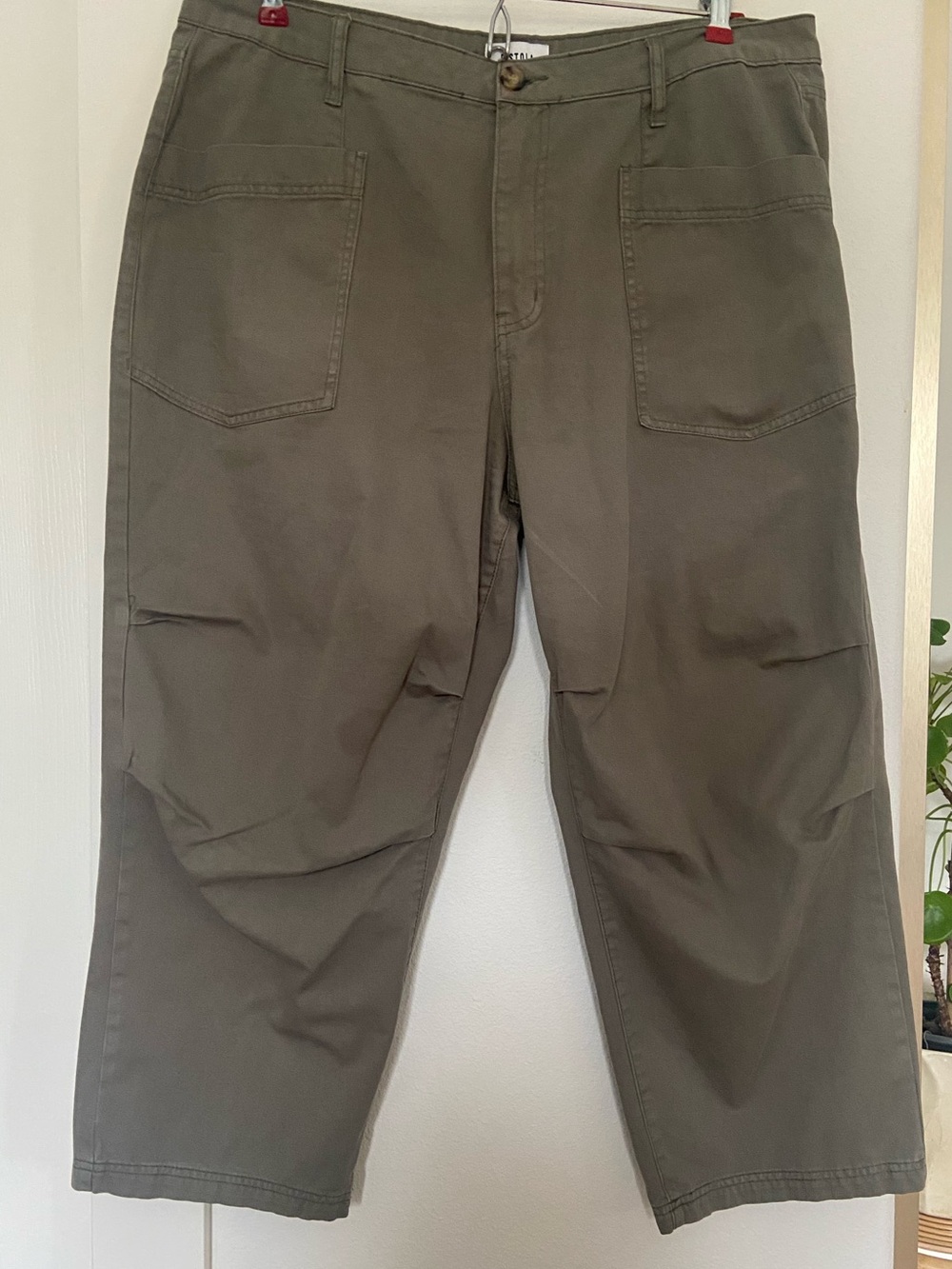 Pistola Josie Pleated Utility Pant Garden Green 32